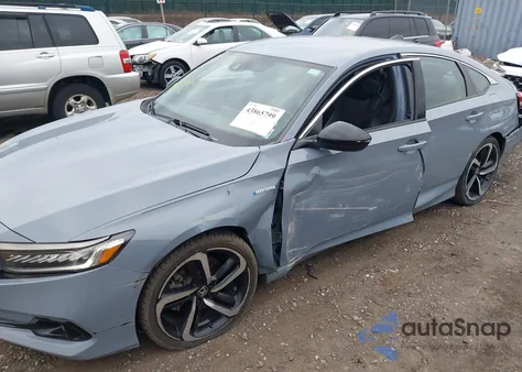 2022 Honda Accord Hybrid Sport from USA, damaged, VIN 1HGCV3F25NA037539
